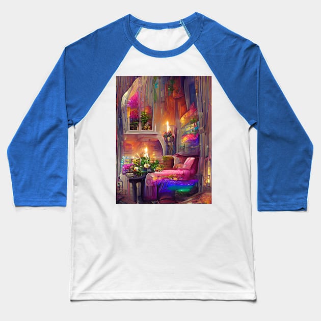 Beautiful Room in the Galaxy Baseball T-Shirt by ArtStudioMoesker